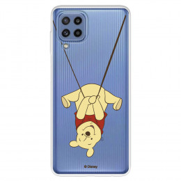 Funda para Samsung Galaxy M32 Oficial de Disney Winnie  Columpio - Winnie The Pooh