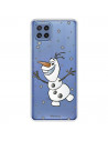 Funda para Samsung Galaxy M32 Oficial de Disney Olaf Transparente - Frozen