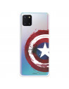 Funda para Samsung Galaxy Note10 Lite Oficial de Marvel Capitán América Escudo Transparente - Marvel