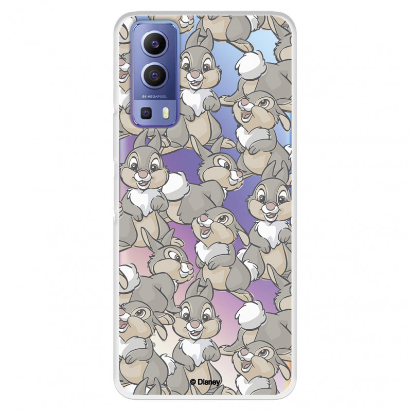 Funda para Vivo Y72 5G Oficial de Disney Tambor Patrones - Bambi