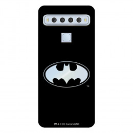 Funda para TCL 10 L Oficial de DC Comics Batman Logo Transparente - DC Comics