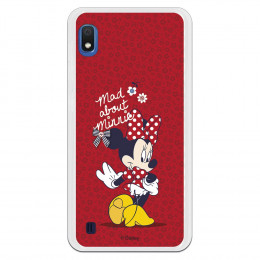 Carcasa Oficial Disney Minnie Mad about Minnie para Samsung Galaxy A10- La Casa de las Carcasas