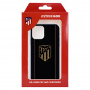 Funda para iPhone 13 Pro Max del Atleti Escudo Dorado Fondo Negro - Licencia Oficial Atlético de Madrid