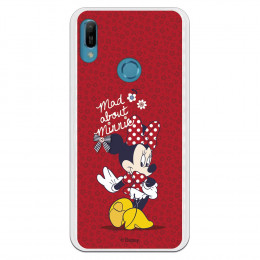 Carcasa Oficial Disney Minnie Mad about Minnie para Huawei Honor 8A- La Casa de las Carcasas