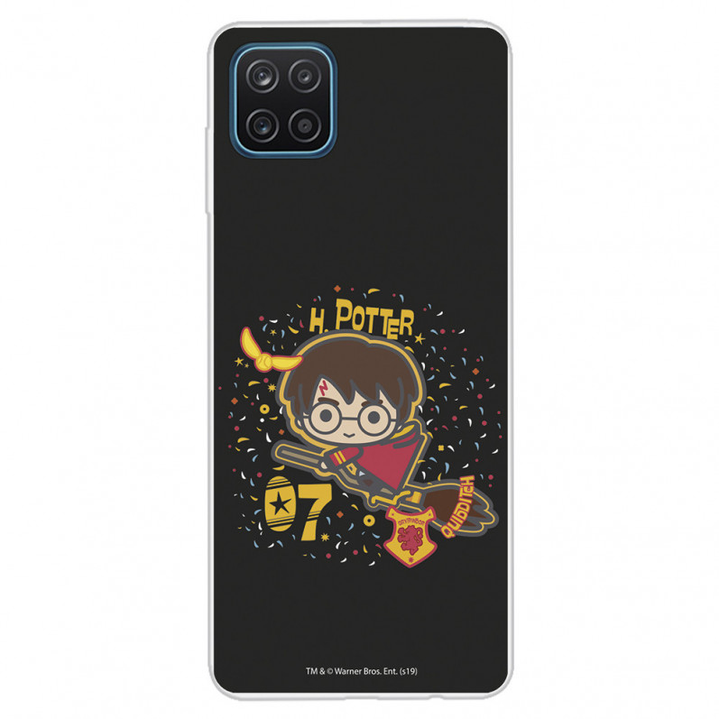 Funda para Samsung Galaxy M12 Oficial de Harry Potter Harry fondo negro - Harry Potter