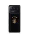 Atlético de Madrid Hülle für Xiaomi Mi 11 Ultra Gold Crest Schwarzer Hintergrund - Atlético de Madrid Offizielle Lizenz