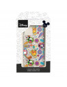 Funda para Samsung Galaxy A51 Oficial de Disney Mickey y Minnie Patrón Retro Premium - Clásicos Disney