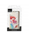 Funda para Xiaomi Redmi 10 Oficial de Disney Ariel y Sebastián Burbujas - La Sirenita