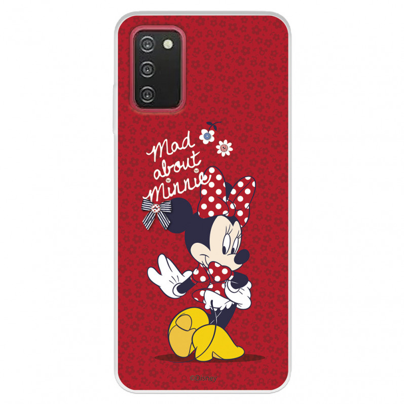 Funda para Samsung Galaxy A03s Oficial de Disney Minnie Mad About - Clásicos Disney