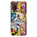 Funda para Samsung Galaxy A03s Oficial de Disney Mickey Comic - Clásicos Disney