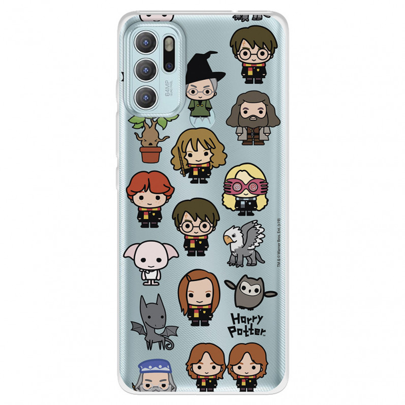 Funda para Motorola Moto G60S Oficial de Harry Potter Personajes Iconos - Harry Potter