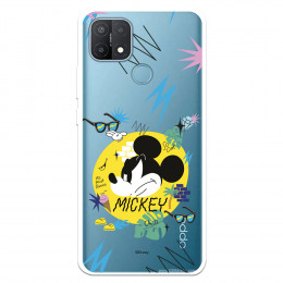 Funda para Oppo A15 Oficial de Disney Mickey Mickey Urban - Clásicos Disney