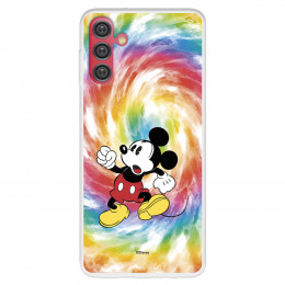 Funda para Samsung Galaxy A13 5G Oficial de Disney Mickey Mickey Tye Die - Clásicos Disney