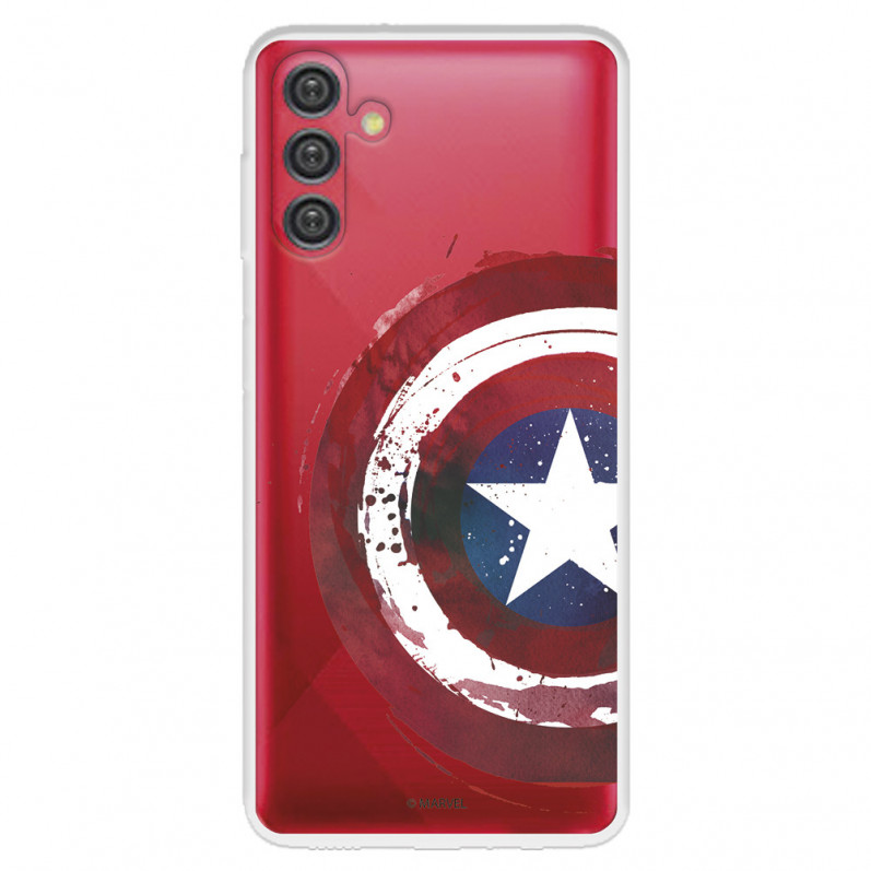 Funda para Samsung Galaxy A13 5G Oficial de Marvel Capitán América Escudo Transparente - Marvel