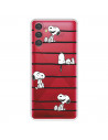 Funda para Samsung Galaxy A13 5G Oficial de Peanuts Snoopy rayas - Snoopy