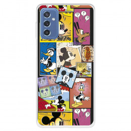 Funda para Samsung Galaxy M52 5G Oficial de Disney Mickey Comic - Clásicos Disney