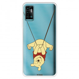 Funda para ZTE Blade A71 Oficial de Disney Winnie  Columpio - Winnie The Pooh