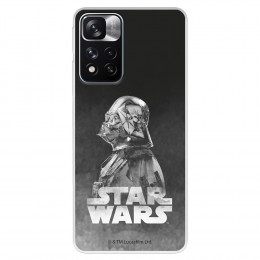Funda para Xiaomi Redmi Note 11 Oficial de Star Wars Darth Vader Fondo negro - Star Wars