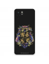 Funda para Xiaomi Redmi Note 10S Oficial de Harry Potter Hogwarts Floral - Harry Potter