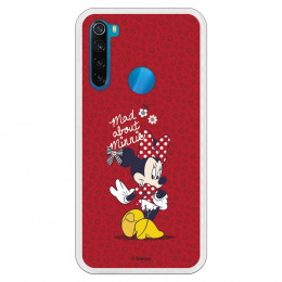 Funda para Xiaomi Redmi Note 8 2021 Oficial de Disney Minnie Mad About - Clásicos Disney
