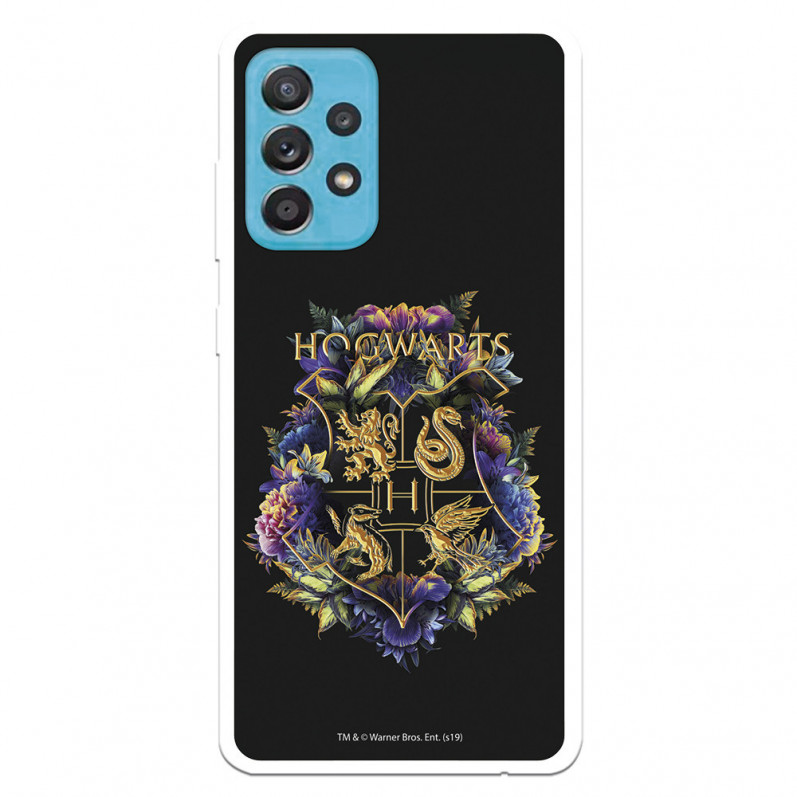 Funda para Samsung Galaxy A52S 5G Oficial de Harry Potter Hogwarts Floral - Harry Potter