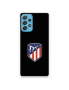 Funda para Samsung Galaxy A52S 5G del Atleti Escudo Fondo Negro - Licencia Oficial Atlético de Madrid