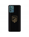 Funda para ZTE Blade V30 Vita del Atleti Escudo Dorado Fondo Negro - Licencia Oficial Atlético de Madrid