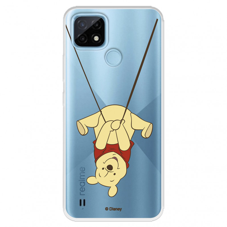 Hülle für Realme C21 Offizielles Disney Winnie Swing – Winnie The Pooh