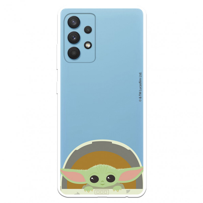 Offizielle Star Wars Baby Yoda Smiles – The Mandalorian Samsung Galaxy A32 4G Hülle