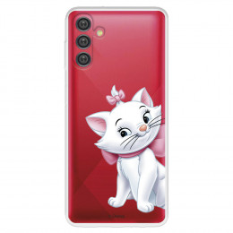 Funda para Samsung Galaxy A13 5G Oficial de Disney Marie Silueta - Los Aristogatos