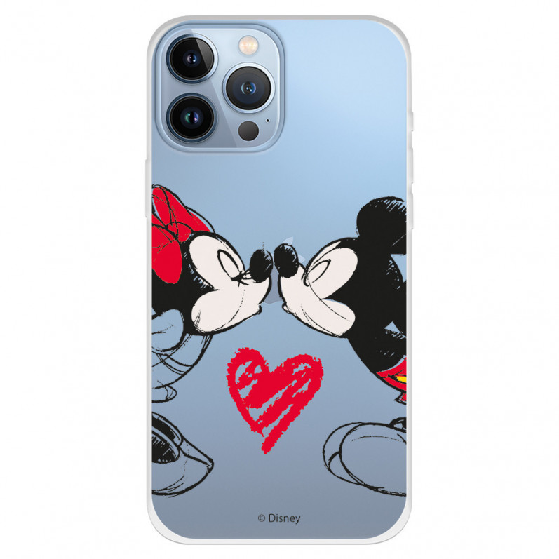 Offizielle Disney Mickey und Minnie Kiss iPhone 13 Pro Max Hülle – Disney Classics