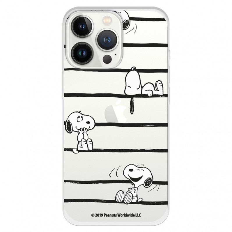 Offizielle Peanuts Snoopy Lines iPhone 13 Pro Hülle – Snoopy