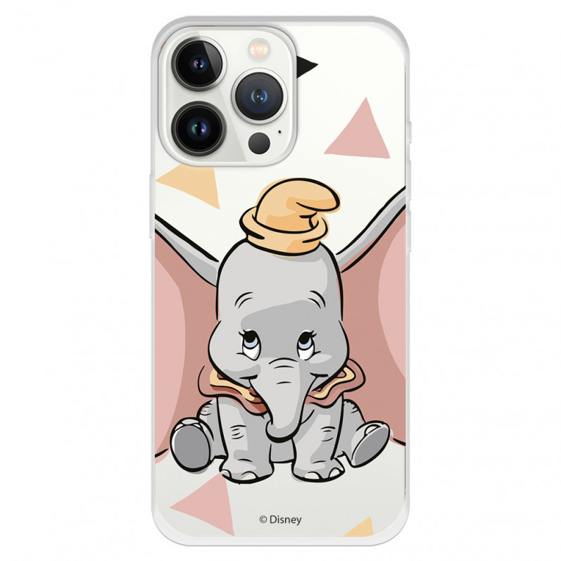 Offizielle Disney Dumbo Silhouette Transparente iPhone 13 Pro Hülle – Dumbo