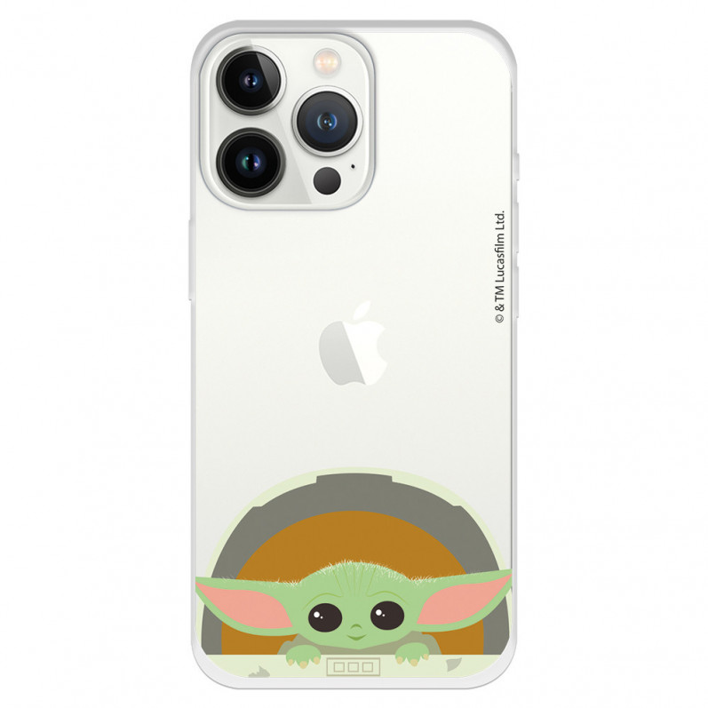 Offizielle Star Wars Baby Yoda Smiles iPhone 13 Pro Hülle – The Mandalorian