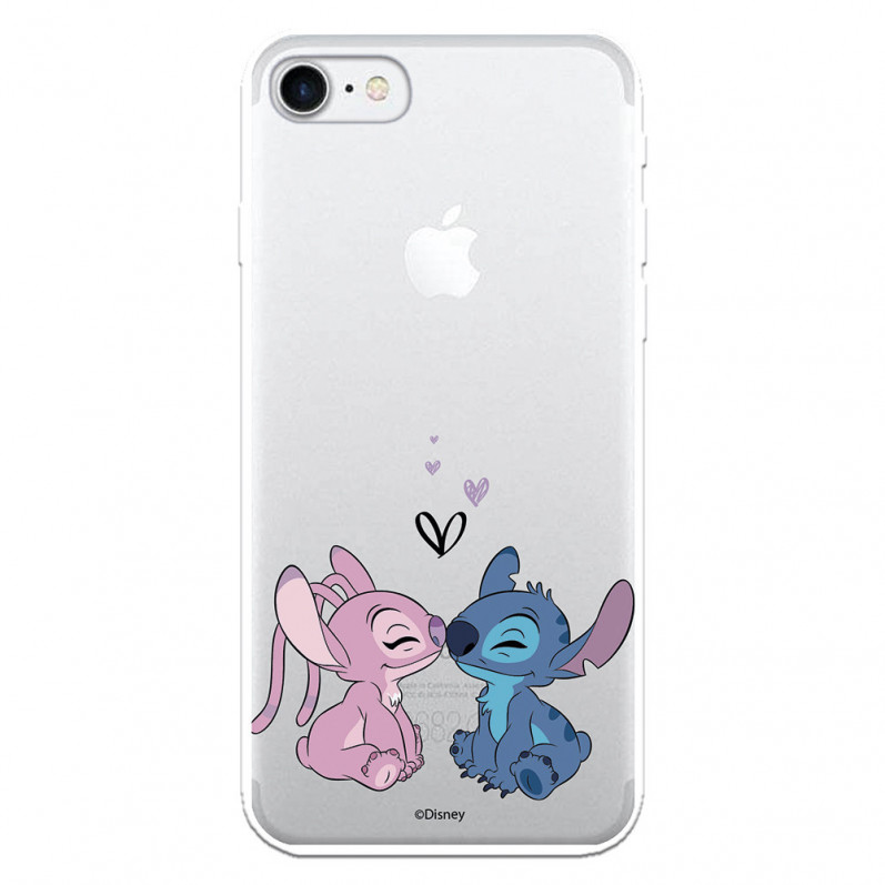 Offizielle Disney Angel & Stitch Kiss iPhone 7 Hülle – Lilo & Stitch