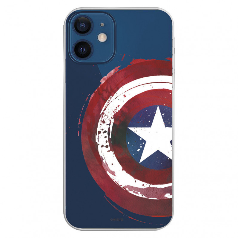 Offizielle Marvel Captain America Clear Shield iPhone 12 Mini Hülle – Marvel