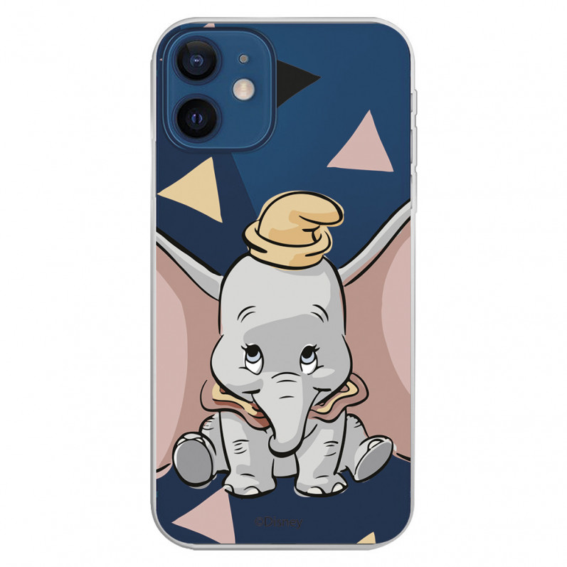 Offizielle Disney Dumbo transparente Silhouette iPhone 12 Mini Hülle – Dumbo