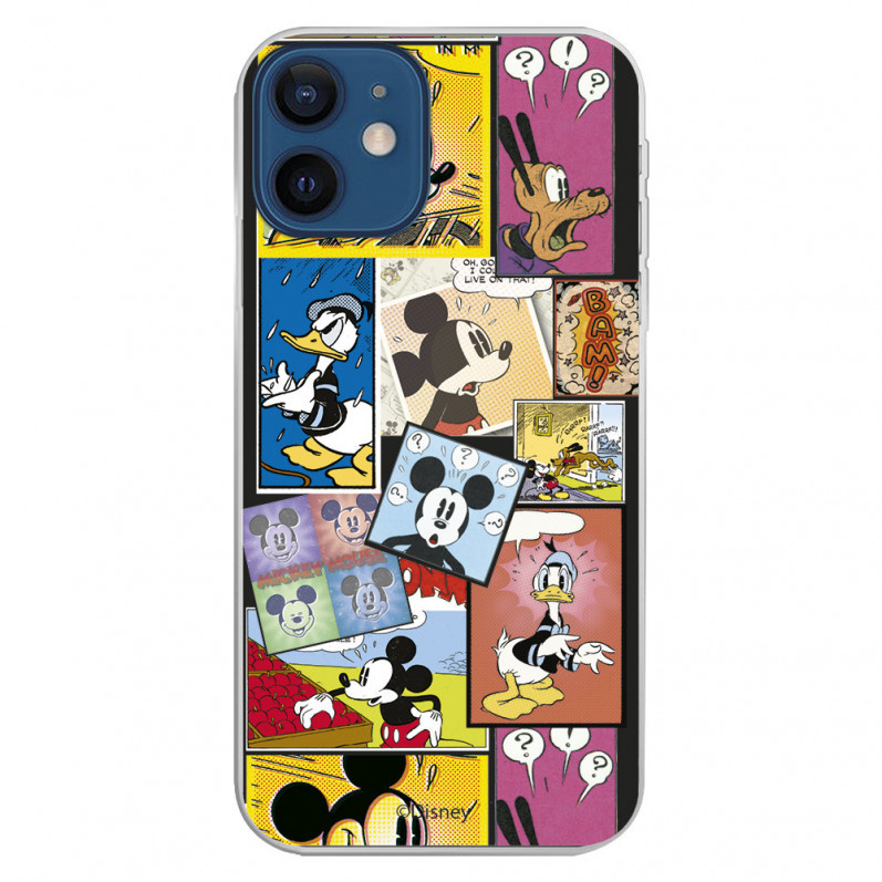 Offizielle Disney Mickey Comics iPhone 12 Mini Hülle – Disney Classics