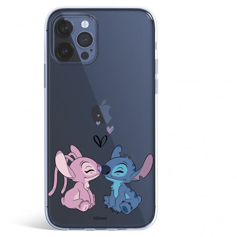 Offizielle Disney Angel & Stitch Kiss iPhone 12 Pro Max Hülle – Lilo & Stitch