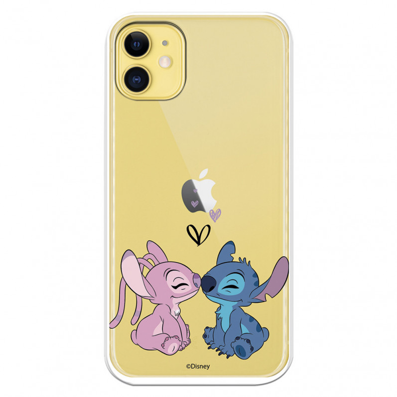 Offizielle Disney Angel & Stitch Kiss iPhone 11 Hülle – Lilo & Stitch