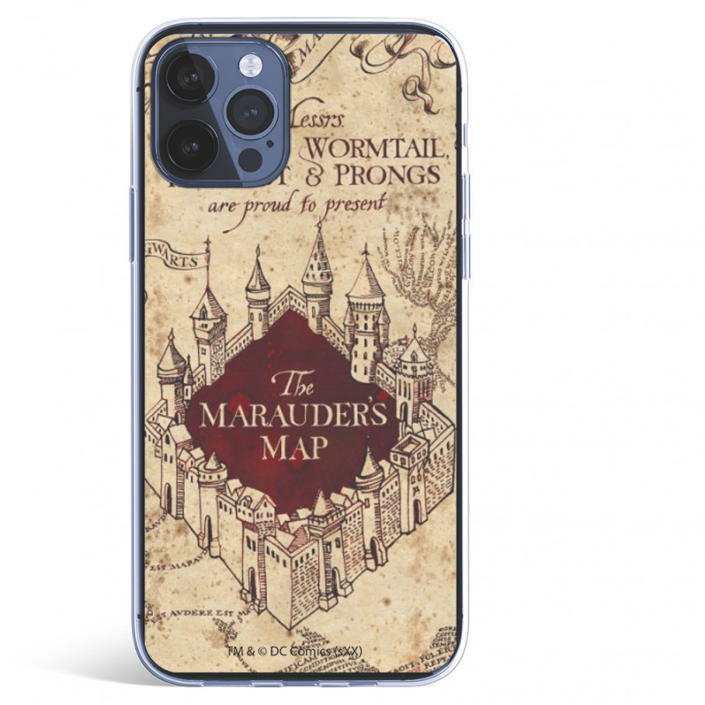 Offizielle Harry Potter The Marauders Map Background iPhone 12 Pro Hülle – Harry Potter