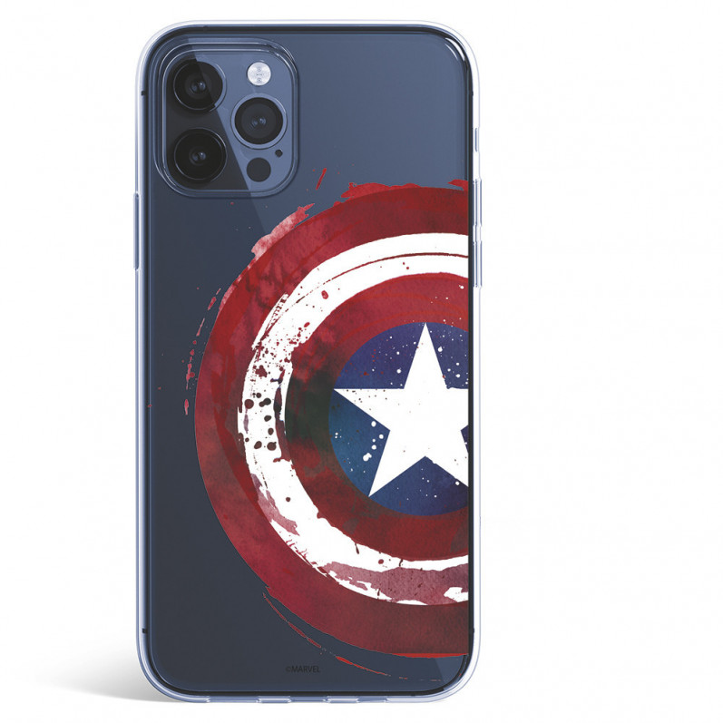 Offizielle Marvel Captain America Clear Shield iPhone 12 Pro Max Hülle – Marvel