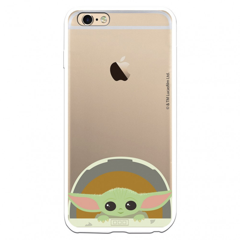 Offizielle Star Wars Baby Yoda Smiles iPhone 6 Plus Hülle – Star Wars