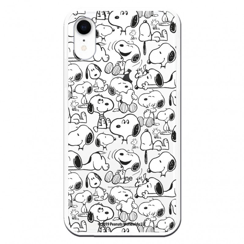 Offizielle Peanuts Snoopy Silhouettes iPhone XR Hülle – Snoopy