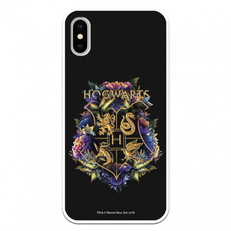 Offizielle Harry Potter Hogwarts iPhone X Hülle mit Blumenmuster – Harry Potter