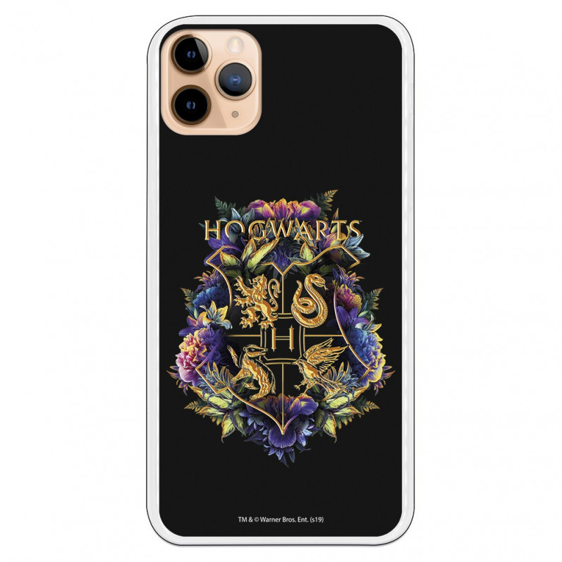 Offizielle Harry Potter Hogwarts iPhone 11 Pro Max Hülle mit Blumenmuster – Harry Potter