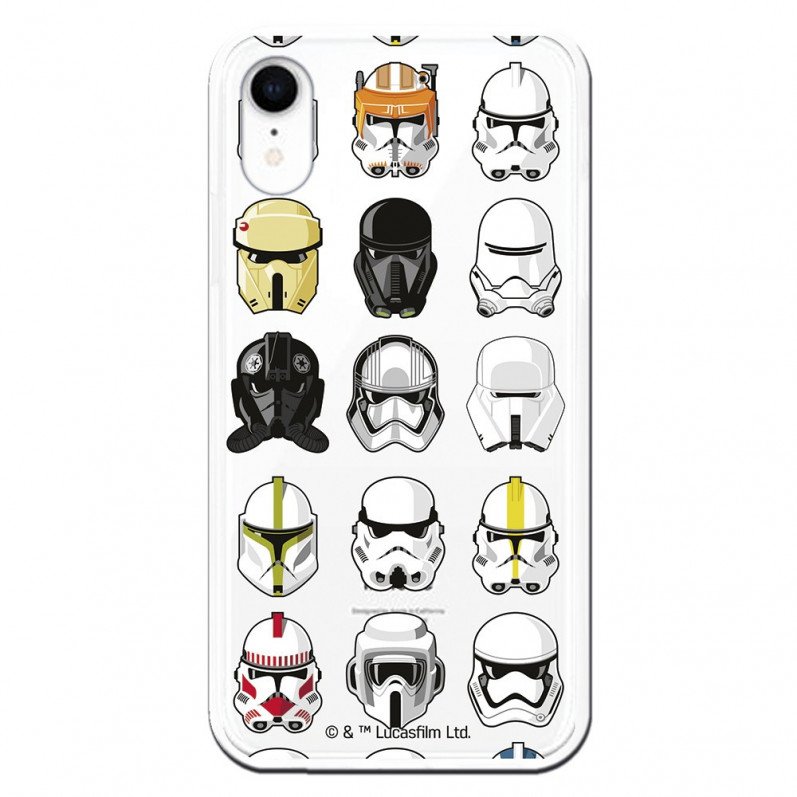 iPhone XR Hülle Offizielle Star Wars Drawing Helme – Star Wars