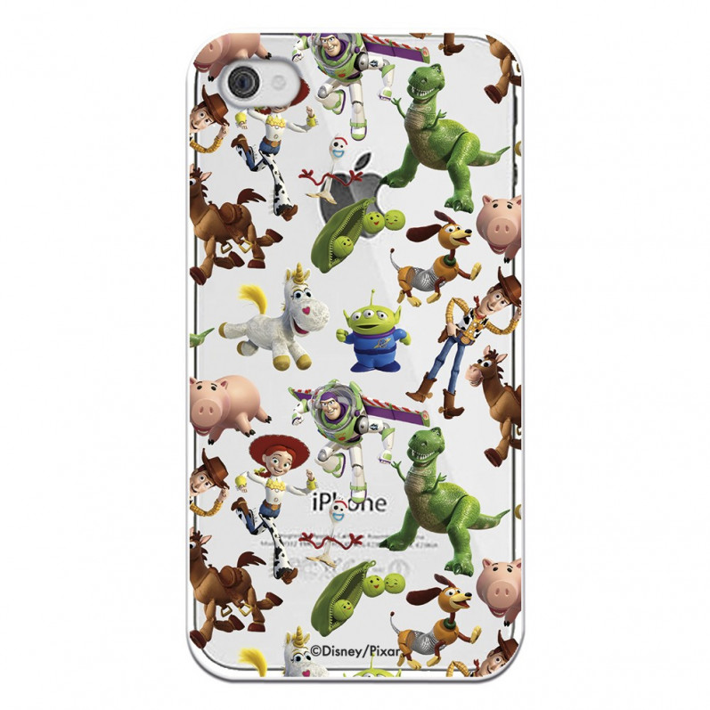 Offizielle Disney Toy Story Silhouettes Transparente Hülle – Toy Story für iPhone 4