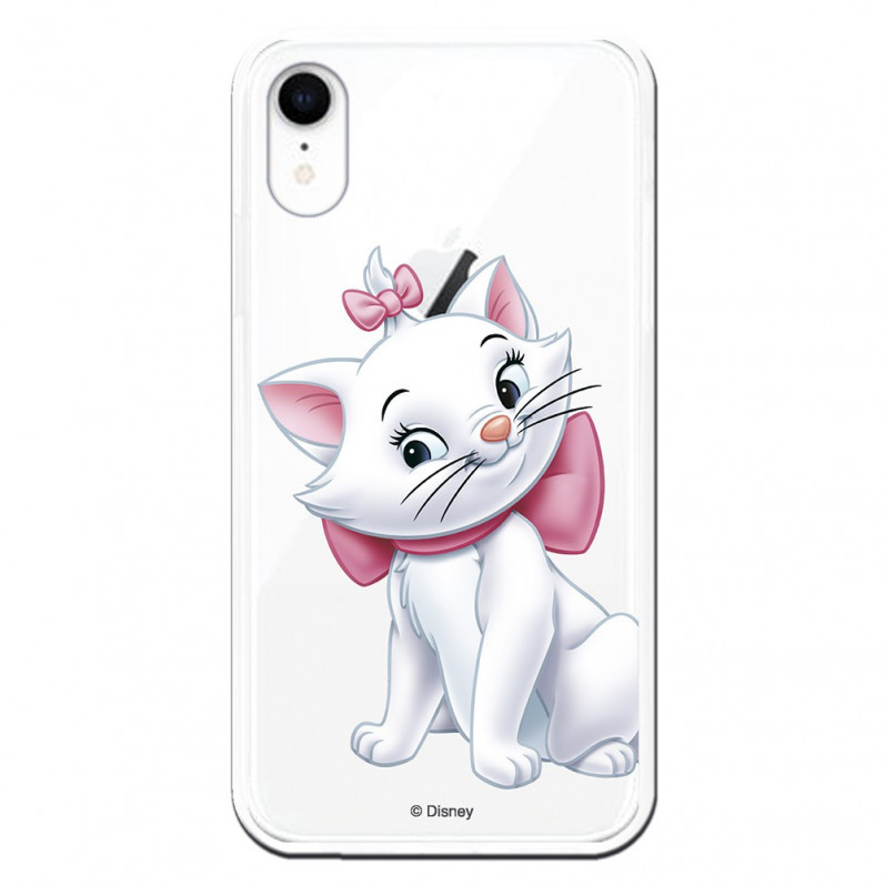 Offizielle Disney Marie Silhouette durchsichtige Hülle für iPhone XR – The Aristocats