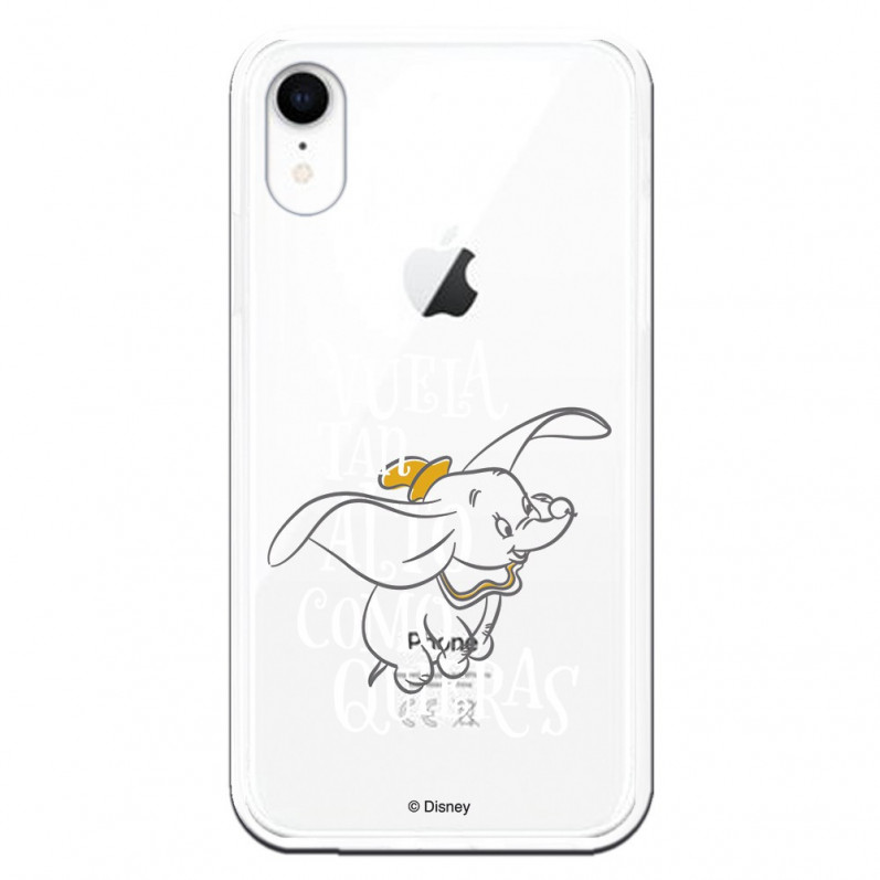 Offizielle Disney Dumbo „Flying so High“ „Klare Hülle für iPhone XR “
